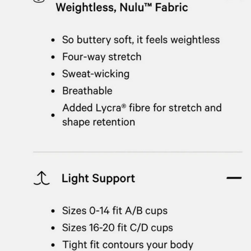 Lululemon Yoga Align Waist Length Tank Top Size 2 White Light Support NWT - Picture 7 of 8